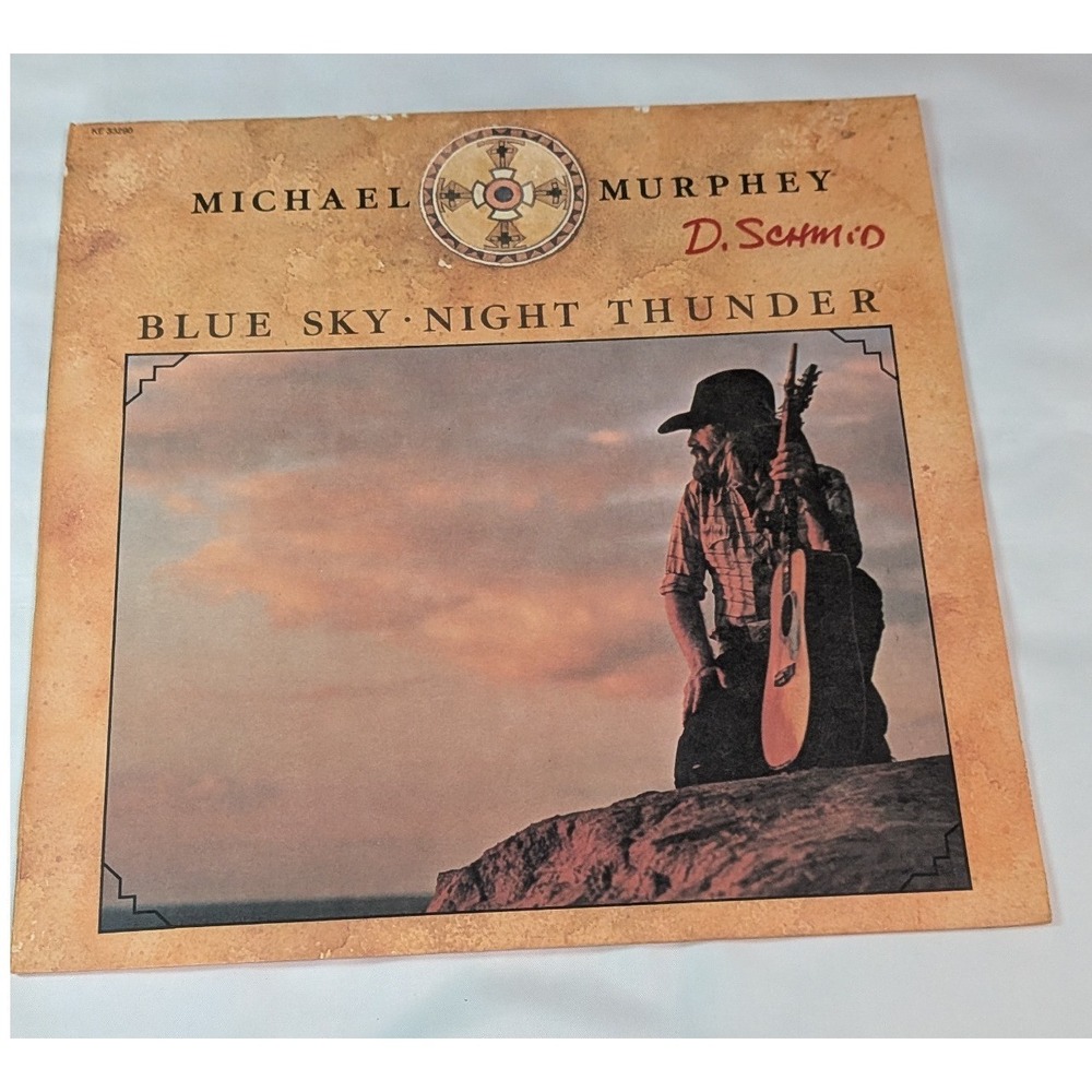 Michael Murphey Blue Sky Night Thunder Vinyl LP 12" 1975 Epic KE 33290 Wildfire
